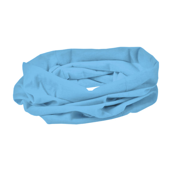 bandane e scaldacollo stampate con logo in poliestere colore celeste_azzurro 1178024 VAR04