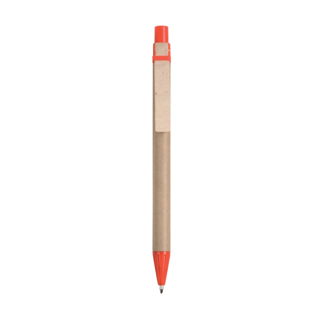 biro ecologiche promozionali in legno colore rosso_rosso 1181533 VAR03