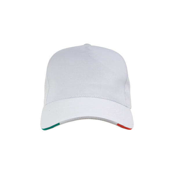 Carica l&#39;immagine nel visualizzatore di Gallery, cappellini da personalizzare in cotone colore bianco_bianco 1182022 DET03
