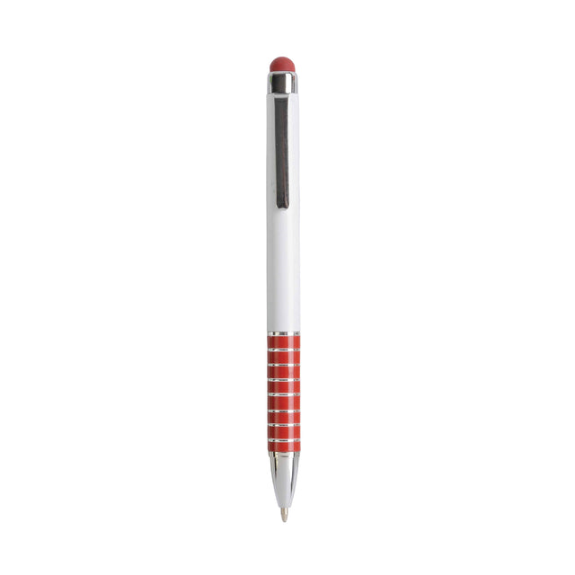 biro touchscreen per tablet promozionali in plastica colore rosso_rosso 1188535 VAR05