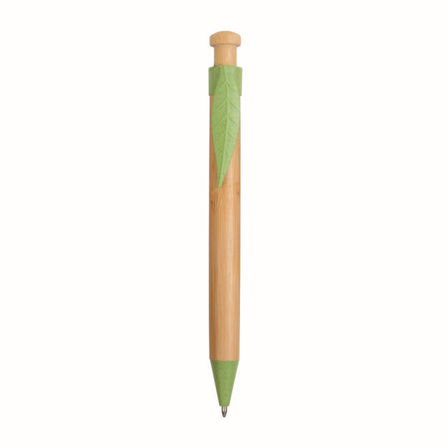 penne ecologiche personalizzate in bamboo colore verde-mela_verde 1192521 VAR02