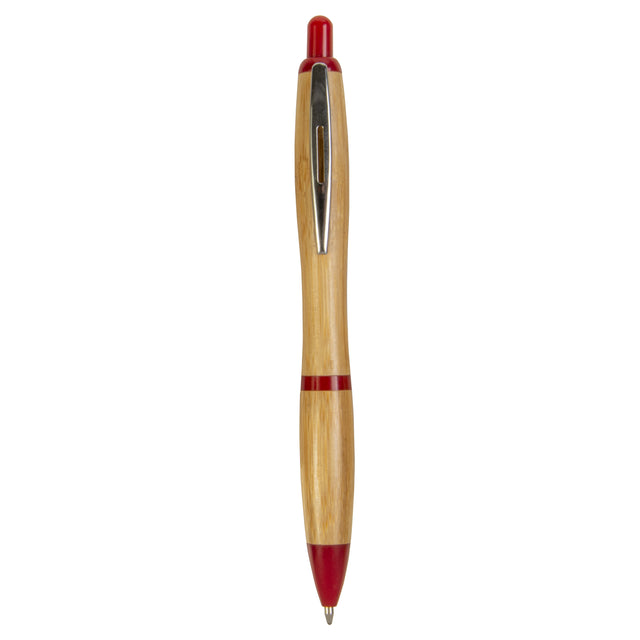 penne ecologiche promozionali in bamboo colore rosso_rosso 1192538 VAR02