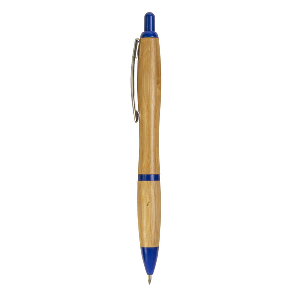 Carica l&#39;immagine nel visualizzatore di Gallery, biro ecologiche personalizzabili in bamboo colore royal_royal 1192538 DET01
