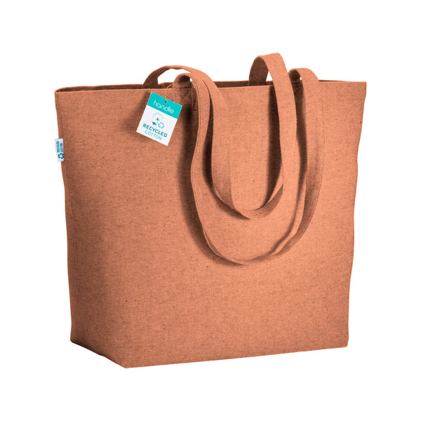 borse shopper promozionali in cotone riciclato colore arancione_arancione 1193836 VAR07