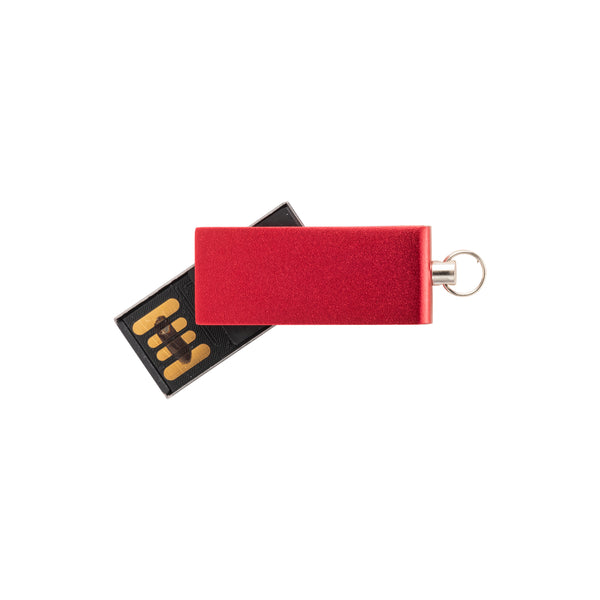 Carica l&#39;immagine nel visualizzatore di Gallery, chiavette USB promozionali in metallo colore rosso_rosso 1194178 DET04
