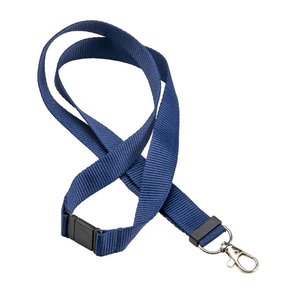 nastro portabadge e bustina personalizzati in poliestere colore blu_blu 1196144 VAR02