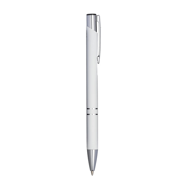 biro ecologiche da personalizzare in alluminio riciclato colore bianco_bianco 1196539 VAR02