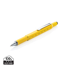 Carica l&#39;immagine nel visualizzatore di Gallery, biro multifunzione e laser personalizzabili in alluminio colore giallo_giallo 121693872 DET01
