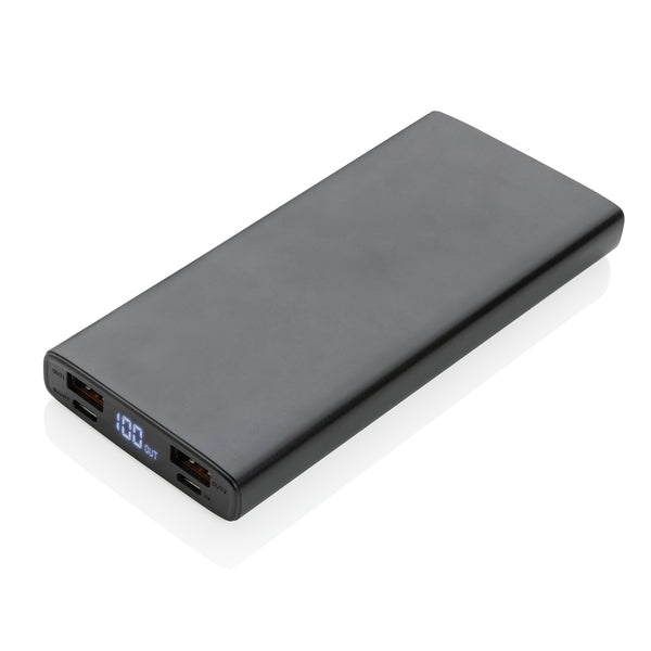 power bank personalizzati in alluminio, abs colore nero_nero 121703941 VAR01