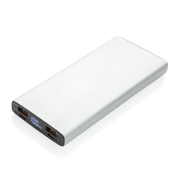 Carica l&#39;immagine nel visualizzatore di Gallery, power bank stampati con logo in alluminio, abs colore argento_argento 121703941 DET08
