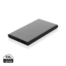 Carica l&#39;immagine nel visualizzatore di Gallery, power bank personalizzati in lega di alluminio riciclato, abs riciclato colore nero_nero 121703959 DET01
