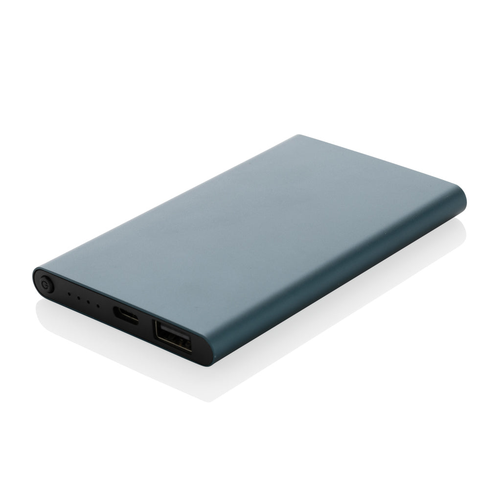 power bank personalizzati in lega di alluminio riciclato, abs riciclato colore blu_blu 121703959 VAR03