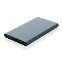 Carica l&#39;immagine nel visualizzatore di Gallery, power bank personalizzati in lega di alluminio riciclato, abs riciclato colore blu_blu 121703959 VAR03
