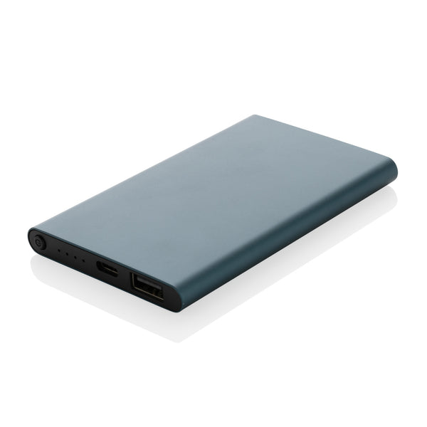 Carica l&#39;immagine nel visualizzatore di Gallery, power bank personalizzati in lega di alluminio riciclato, abs riciclato colore blu_blu 121703959 DET09
