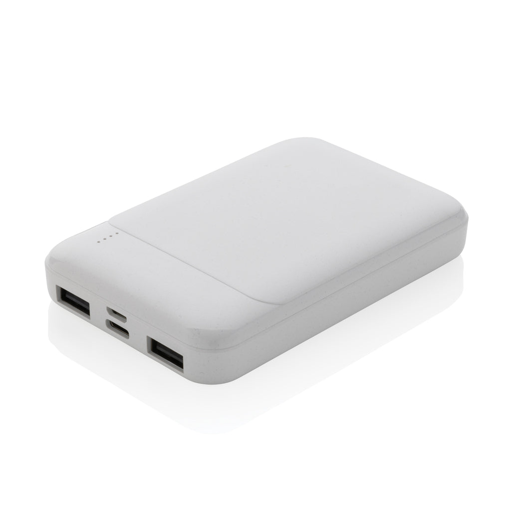 power bank da personalizzare in abs riciclato colore bianco_bianco 121703978 VAR02