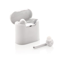 Carica l&#39;immagine nel visualizzatore di Gallery, auricolari wireless da personalizzare in abs colore bianco_bianco 121704618 VAR02
