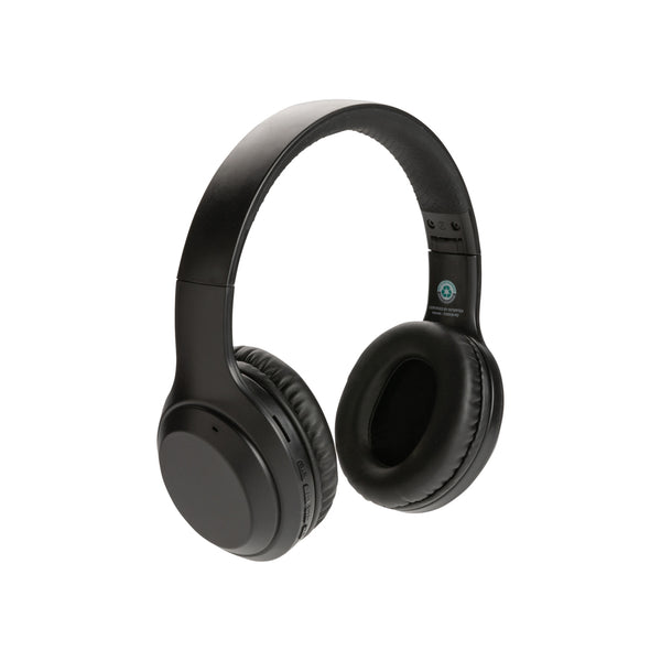 Carica l&#39;immagine nel visualizzatore di Gallery, cuffie bluetooth personalizzate in abs riciclato, tpe riciclato colore nero_nero 121704683 DET09
