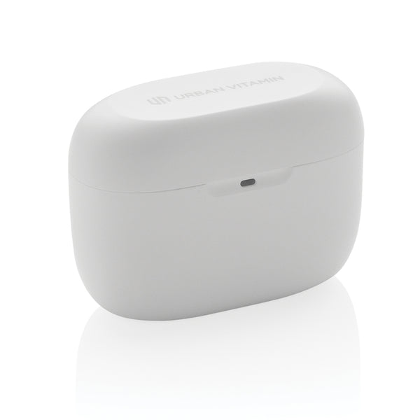 Carica l&#39;immagine nel visualizzatore di Gallery, auricolari wireless da personalizzare in abs, pc colore bianco_bianco 121704689 DET09
