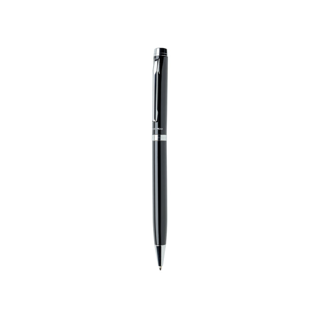 biro personalizzate in acciaio inossidabile, abs colore nero_nero 121732765 VAR01