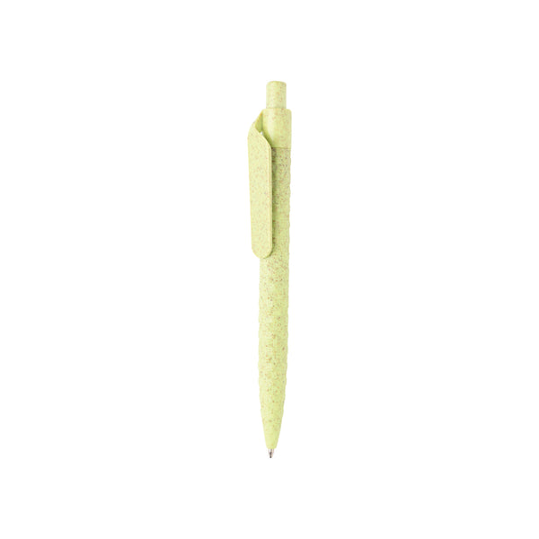 biro ecologiche personalizzate in paglia di grano, abs colore verde_verde 121732769 VAR04