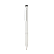 Carica l&#39;immagine nel visualizzatore di Gallery, biro touchscreen per tablet da personalizzare in lega di alluminio riciclato, abs riciclato colore bianco_bianco 121732840 VAR02
