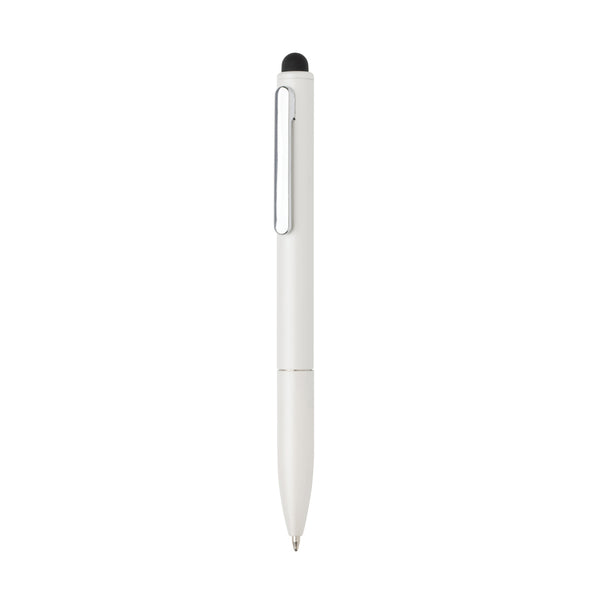 Carica l&#39;immagine nel visualizzatore di Gallery, biro touchscreen per tablet da personalizzare in lega di alluminio riciclato, abs riciclato colore bianco_bianco 121732840 DET08
