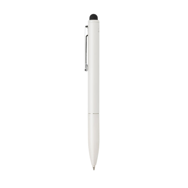 Carica l&#39;immagine nel visualizzatore di Gallery, biro touchscreen per tablet da personalizzare in lega di alluminio riciclato, abs riciclato colore bianco_bianco 121732840 DET08
