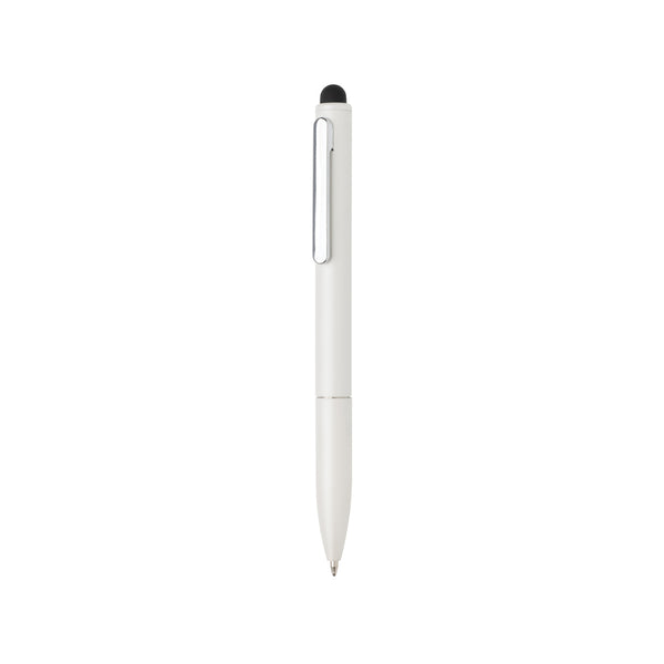 Carica l&#39;immagine nel visualizzatore di Gallery, biro touchscreen per tablet da personalizzare in lega di alluminio riciclato, abs riciclato colore bianco_bianco 121732840 DET08
