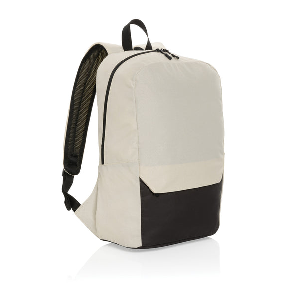 zaini porta PC da personalizzare in rpet, rpet colore off-white_bianco 121748042 VAR03