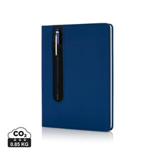 Carica l&#39;immagine nel visualizzatore di Gallery, taccuini e block notes personalizzati in carta, acciaio inossidabile colore blu-navy_blu 121749048 DET01
