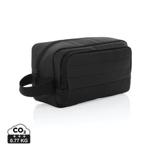 Carica l&#39;immagine nel visualizzatore di Gallery, pochette e beauty case personalizzate in rpet, rpet colore nero_nero 121753803 DET01
