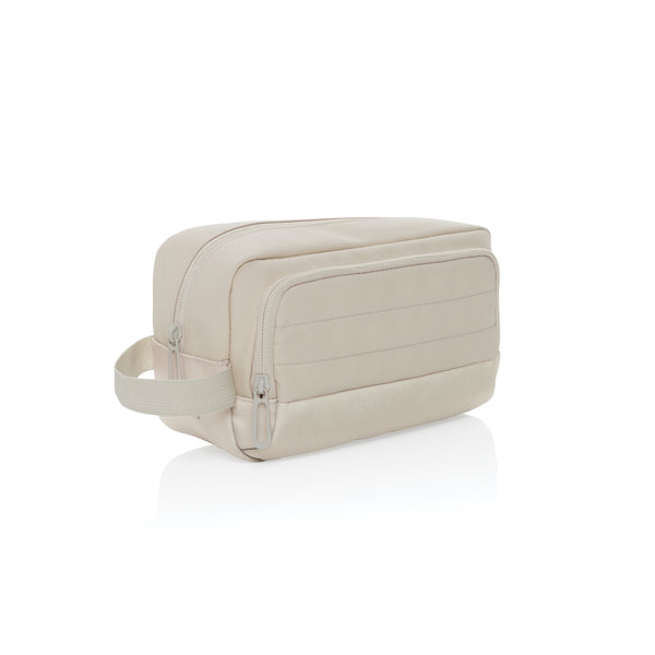 pochette e beauty case personalizzate in rpet, rpet colore beige_naturale 121753803 VAR01