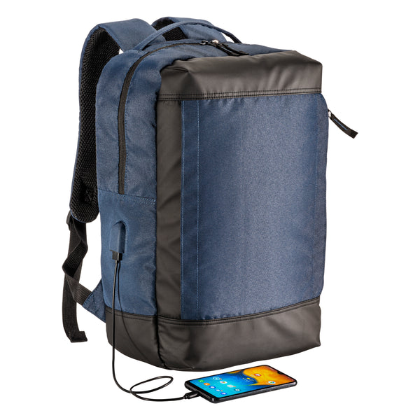 zaini porta PC personalizzati in rpet colore blu_blu 1141394829 VAR02