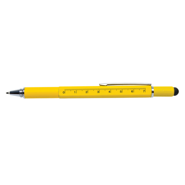 Carica l&#39;immagine nel visualizzatore di Gallery, biro multifunzione e laser personalizzabili in alluminio colore giallo_giallo 121693872 DET09
