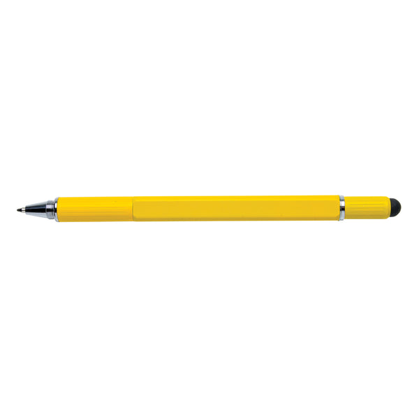 Carica l&#39;immagine nel visualizzatore di Gallery, biro multifunzione e laser personalizzabili in alluminio colore giallo_giallo 121693872 DET09
